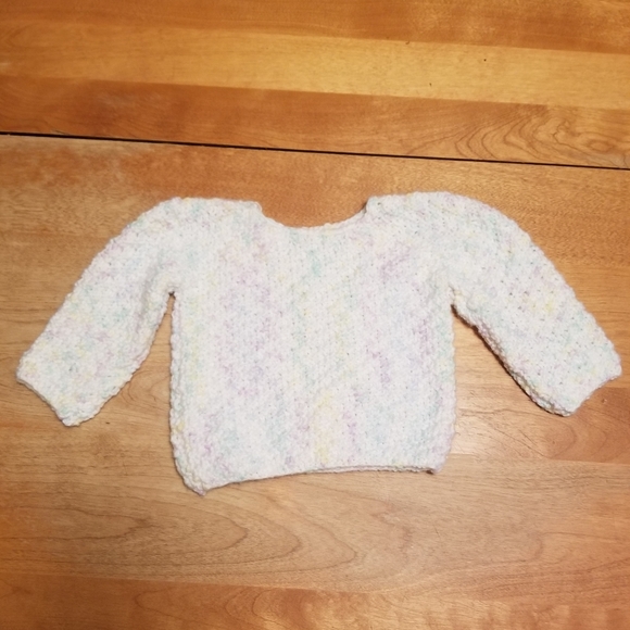 Baby Sweater and Booties - Picture 2 of 5